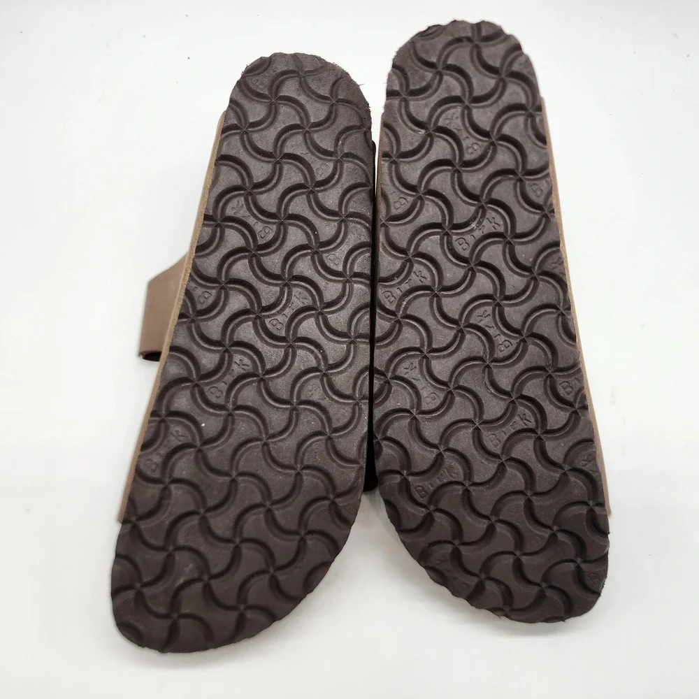 Birkenstock Arizona Sandals Women's 37 US 6 Brown Two Strap Buckle Comfort Shoes